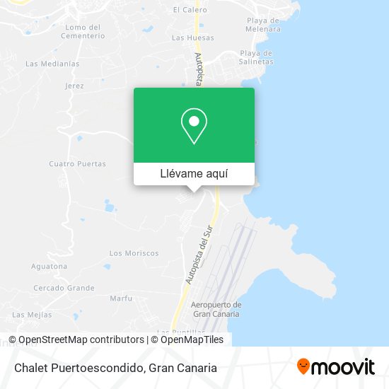 Mapa Chalet Puertoescondido