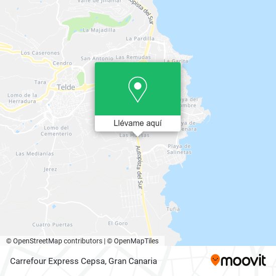 Mapa Carrefour Express Cepsa