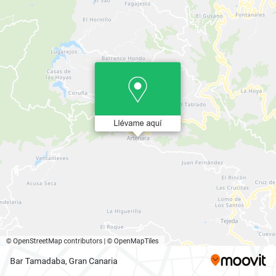 Mapa Bar Tamadaba