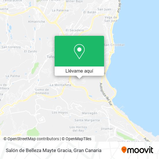 Mapa Salón de Belleza Mayte Gracia
