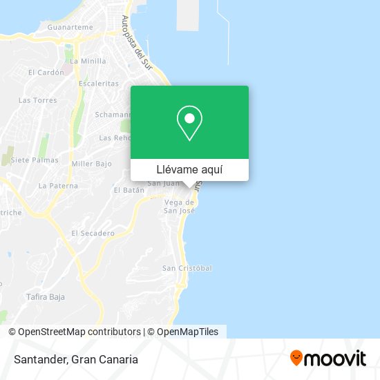 Mapa Santander