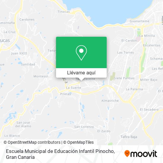 Mapa Escuela Municipal de Educación Infantil Pinocho