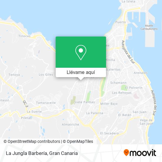 Mapa La Jungla Barbería