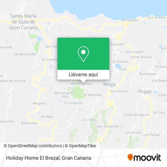 Mapa Holiday Home El Brezal