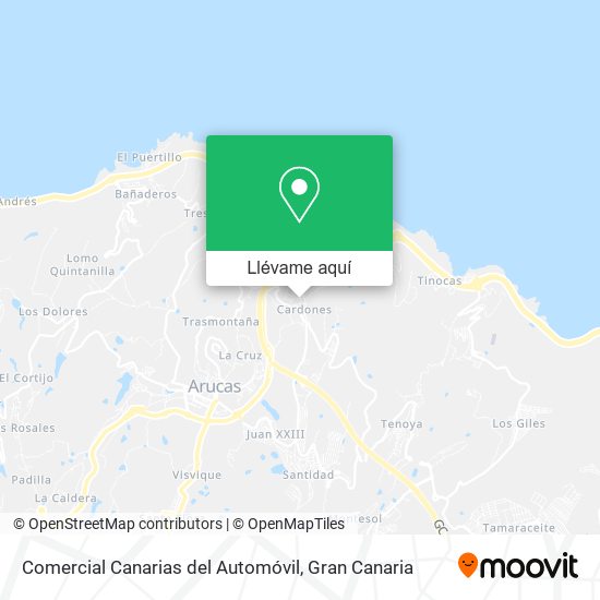 Mapa Comercial Canarias del Automóvil