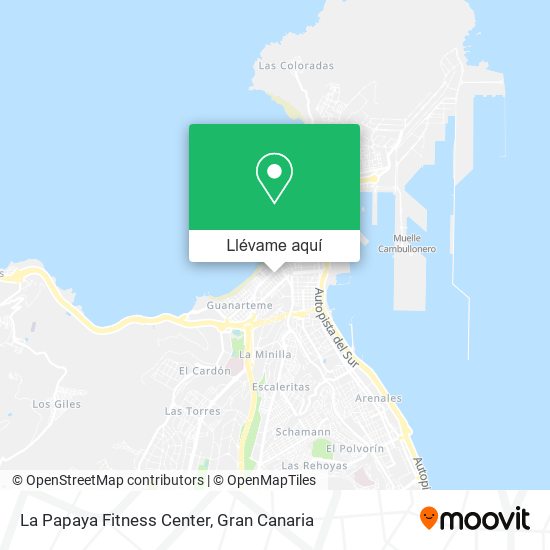 Mapa La Papaya Fitness Center