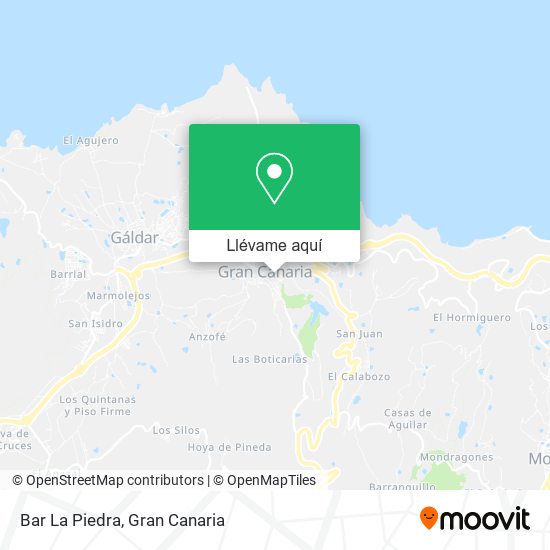 Mapa Bar La Piedra