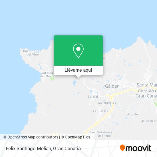 Mapa Félix Santiago Melian