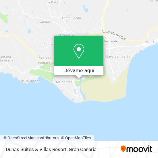 Mapa Dunas Suites & Villas Resort