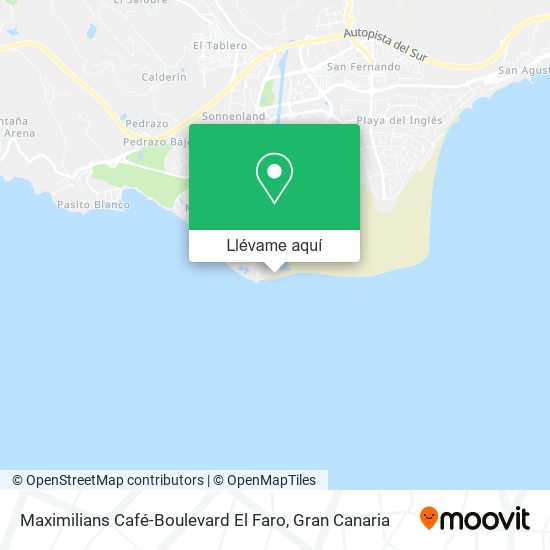 Mapa Maximilians Café-Boulevard El Faro