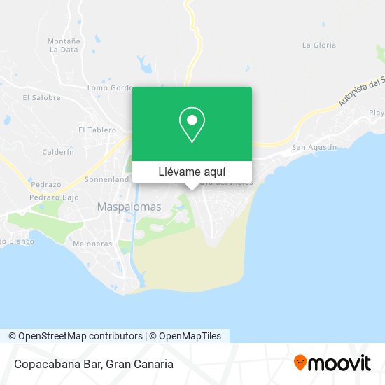 Mapa Copacabana Bar
