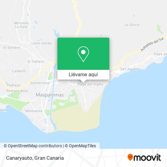 Mapa Canaryauto