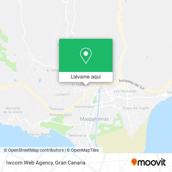 Mapa Iwcom Web Agency