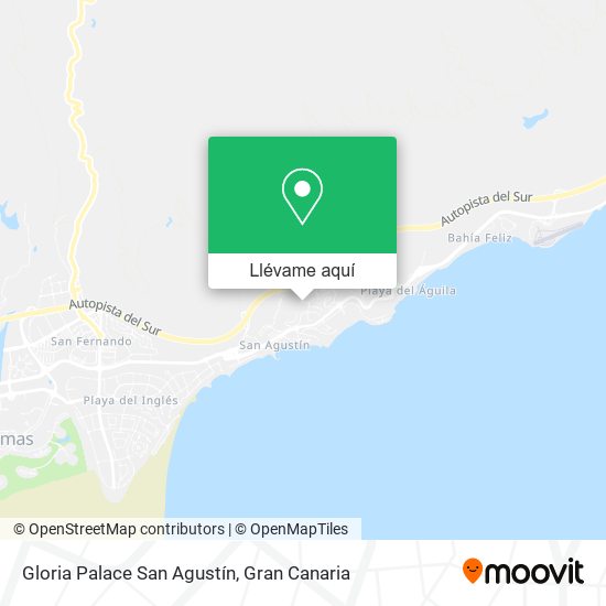 Mapa Gloria Palace San Agustín