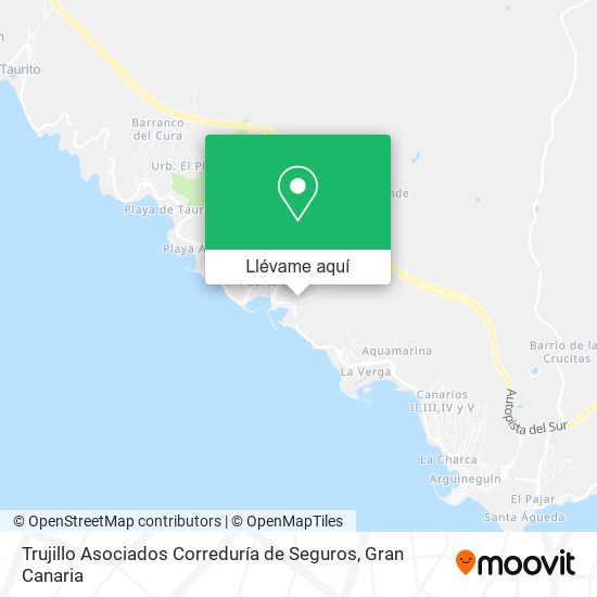 Mapa Trujillo Asociados Correduría de Seguros