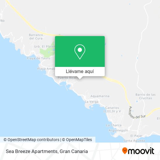 Mapa Sea Breeze Apartments