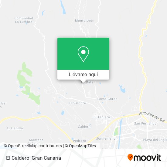 Mapa El Caldero
