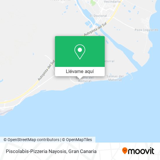 Mapa Piscolabis-Pizzeria Nayosis