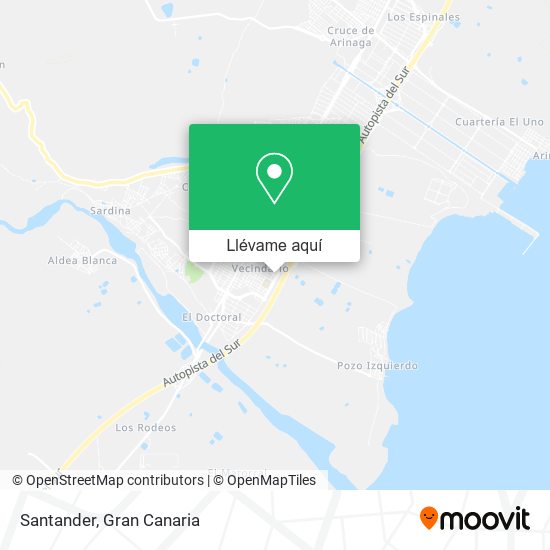 Mapa Santander