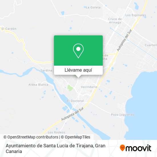 Mapa Ayuntamiento de Santa Lucía de Tirajana