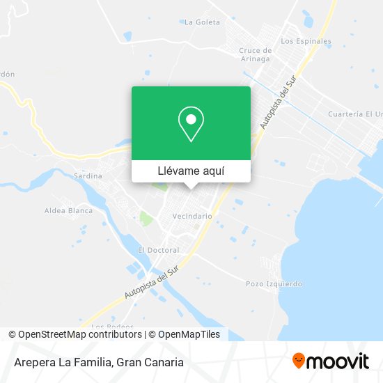 Mapa Arepera La Familia
