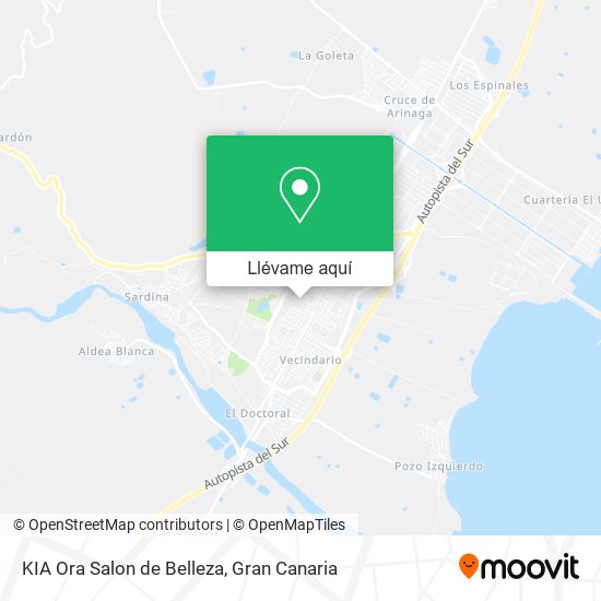 Mapa KIA Ora Salon de Belleza