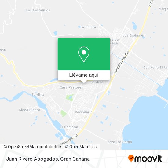 Mapa Juan Rivero Abogados