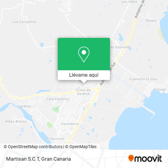 Mapa Martisan S.C.T