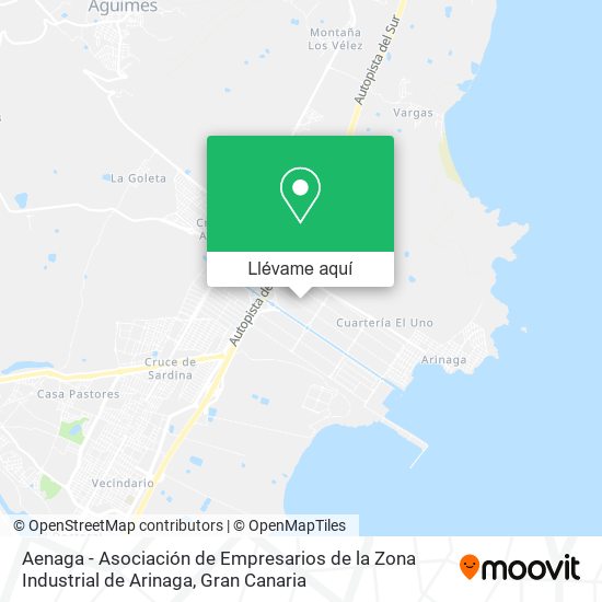 Mapa Aenaga - Asociación de Empresarios de la Zona Industrial de Arinaga