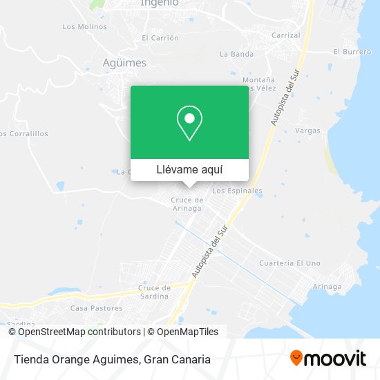 Mapa Tienda Orange Aguimes