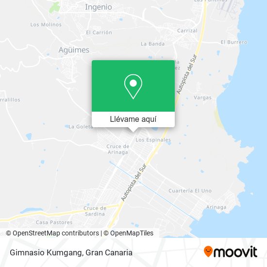 Mapa Gimnasio Kumgang