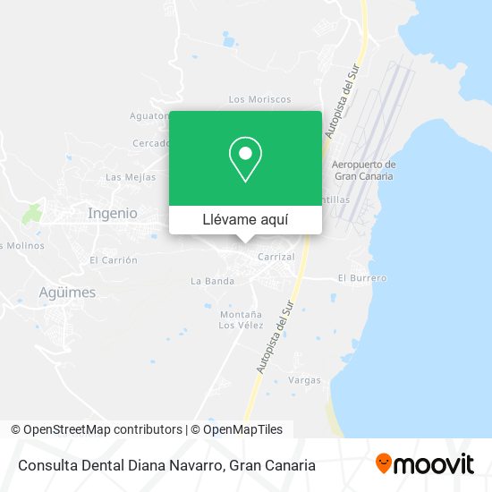 Mapa Consulta Dental Diana Navarro