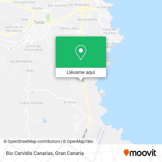 Mapa Bio Cervidis Canarias