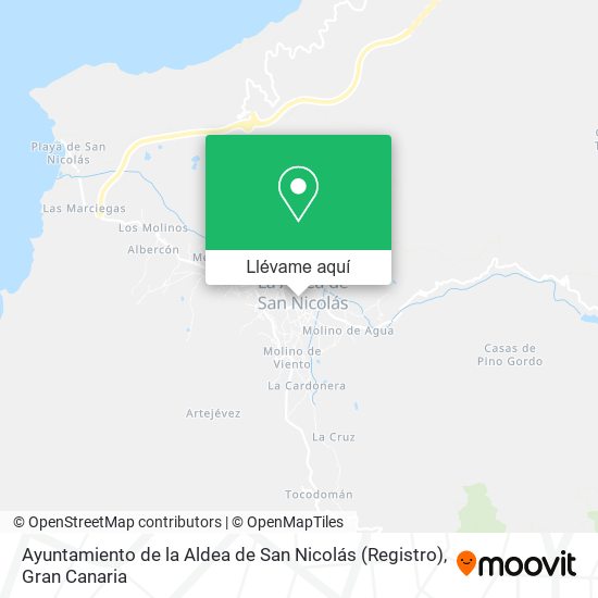 Mapa Ayuntamiento de la Aldea de San Nicolás (Registro)