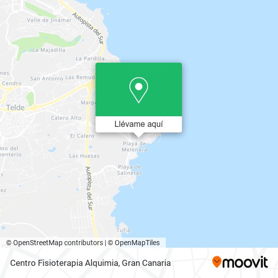 Mapa Centro Fisioterapia Alquimia