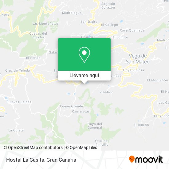 Mapa Hostal La Casita