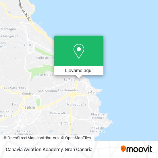 Mapa Canavia Aviation Academy