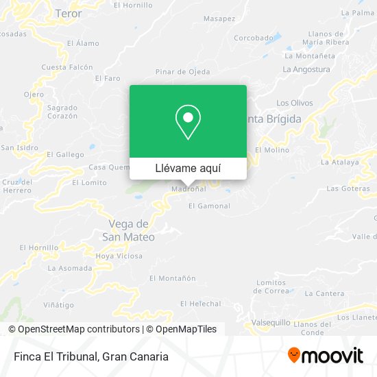 Mapa Finca El Tribunal