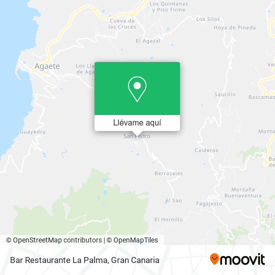 Mapa Bar Restaurante La Palma