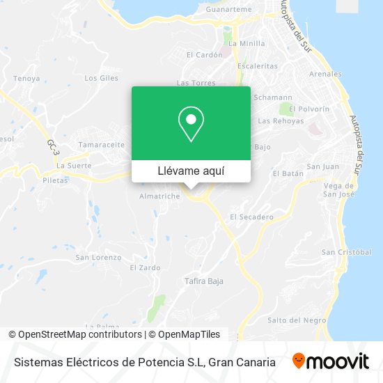 Mapa Sistemas Eléctricos de Potencia S.L