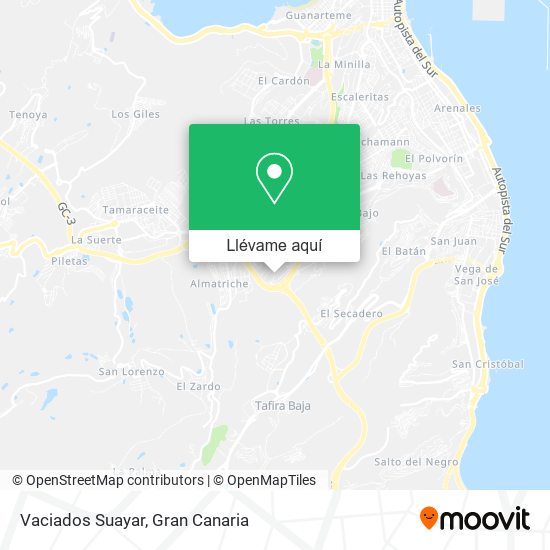 Mapa Vaciados Suayar