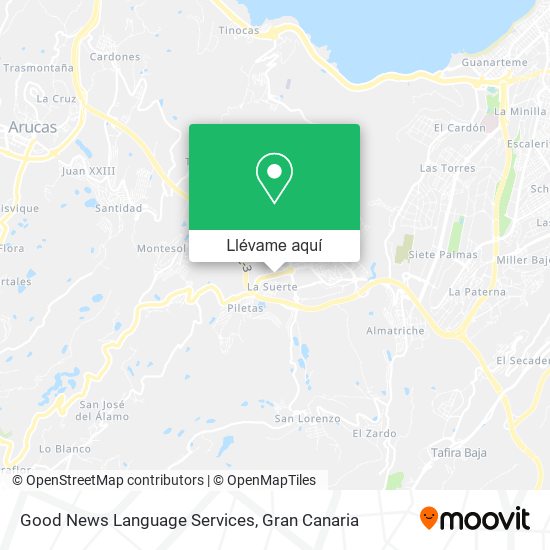 Mapa Good News Language Services