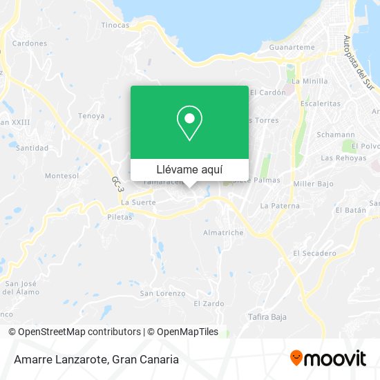 Mapa Amarre Lanzarote