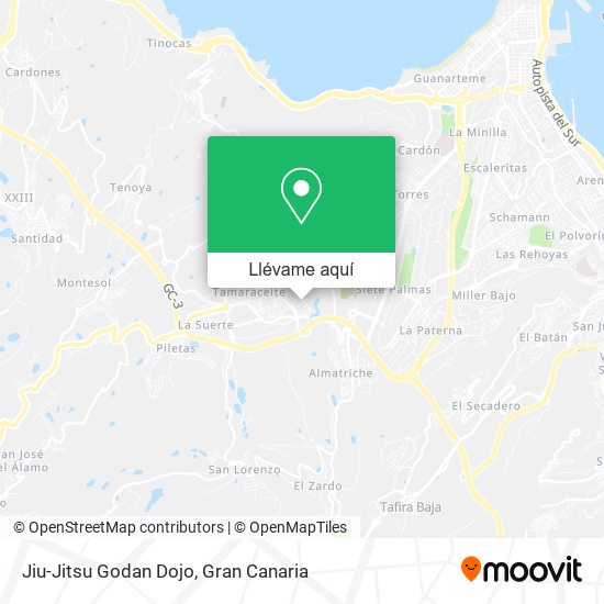 Mapa Jiu-Jitsu Godan Dojo