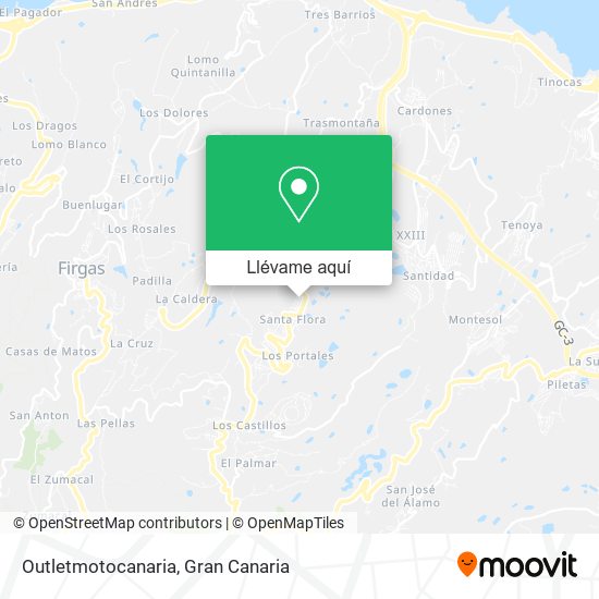 Mapa Outletmotocanaria