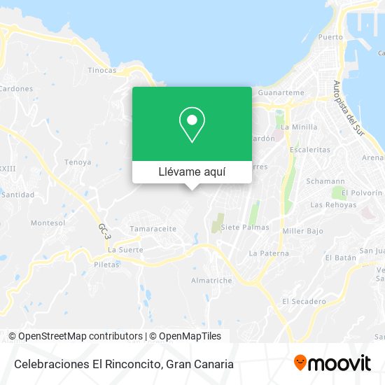 Mapa Celebraciones El Rinconcito