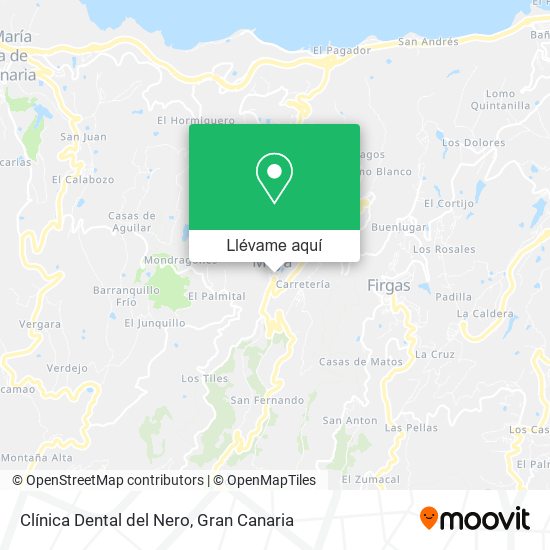 Mapa Clínica Dental del Nero