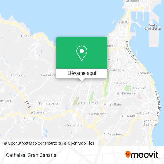 Mapa Cathaiza