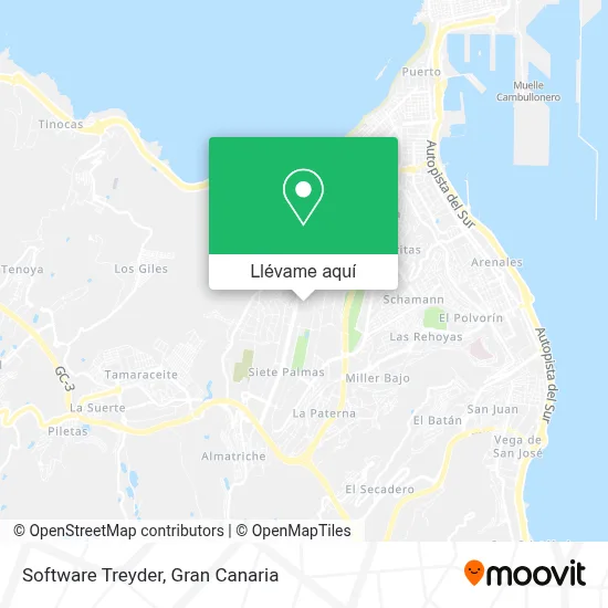 Mapa Software Treyder