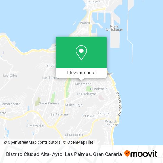 Mapa Distrito Ciudad Alta- Ayto. Las Palmas